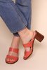 "INTENTIONALLY __________." Lover Sandals - Terracotta - Thumbnail 6