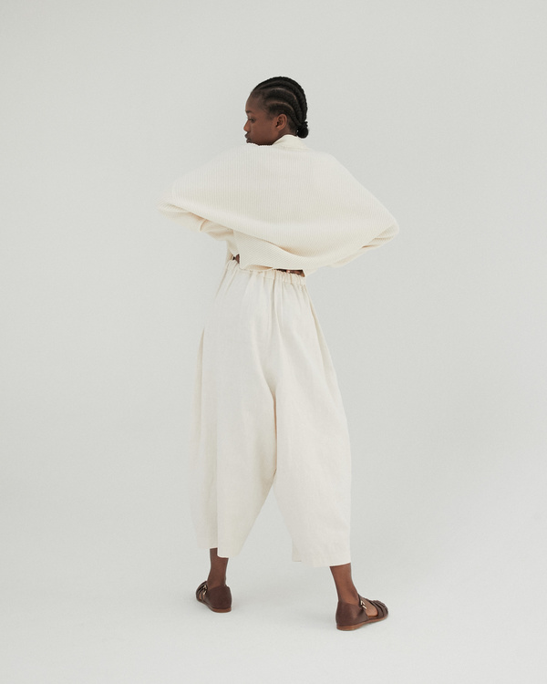 Monica Cordera Drawstring Ramie Pants Monica Cordera Drawstring Ramie Pants