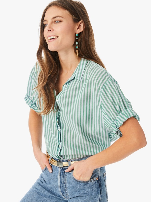 Xirena Channing Shirt - Cabana Stripe Xirena Channing Shirt - Cabana Stripe