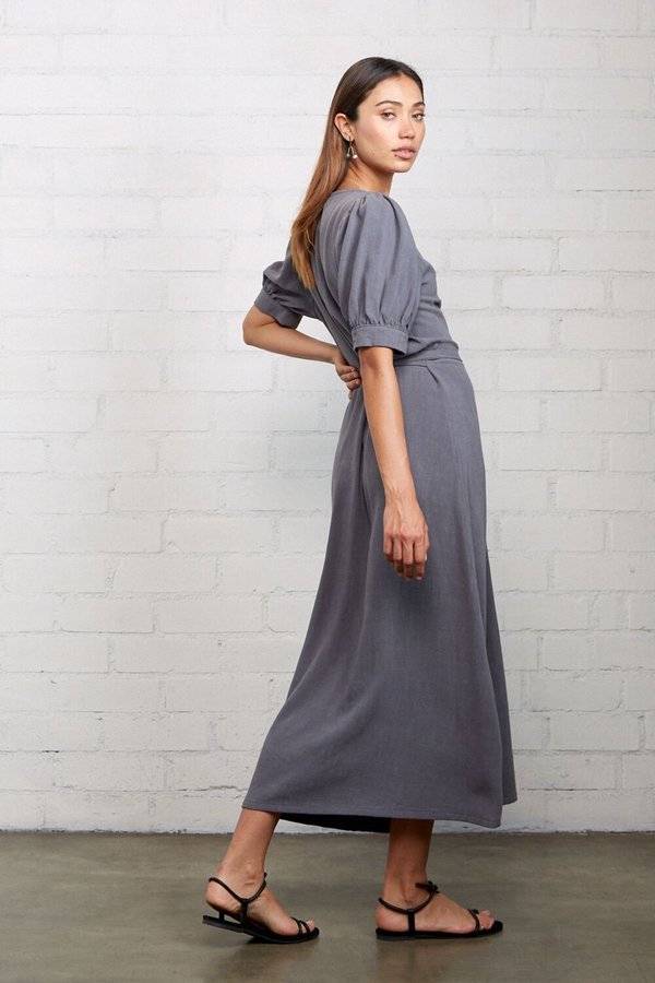 Rachel Pally Linen Piper Dress - Smoke | Garmentory Rachel Pally Linen Piper Dress - Smoke | Garmentory