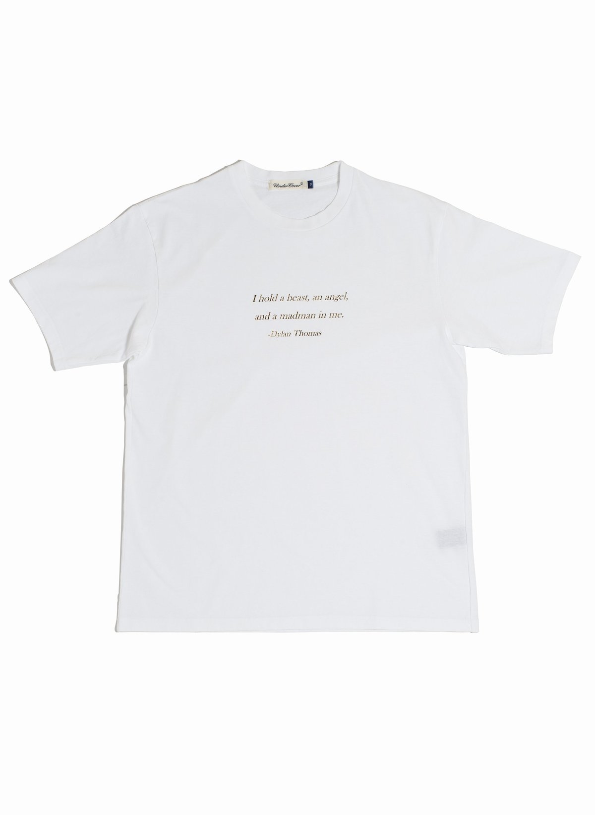 UNDERCOVER Dylan Thomas S/S Tee - White | Garmentory