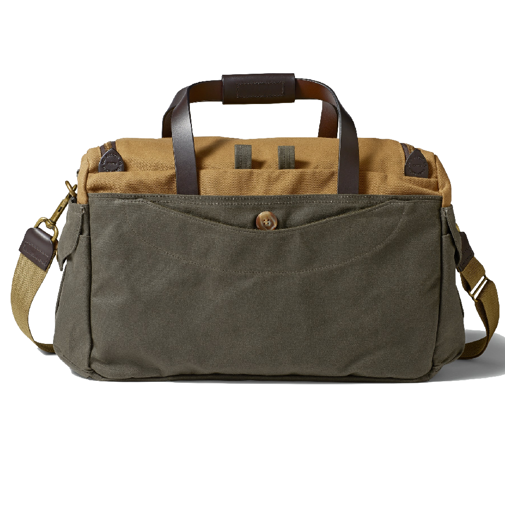 Filson Heritage Sportsman Bag TAN/OTTER GREEN Garmentory
