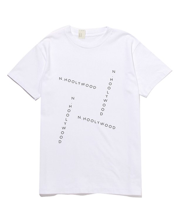 N. Hoolywood Logo Printed Short Sleeve T Shirt N. Hoolywood Logo Printed Short Sleeve T Shirt