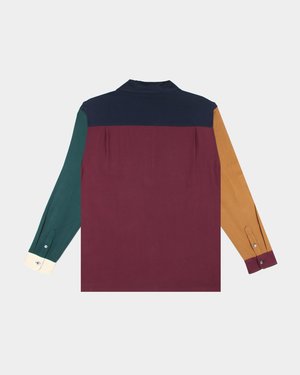 Stussy Color Block Rayon Shirt | Garmentory