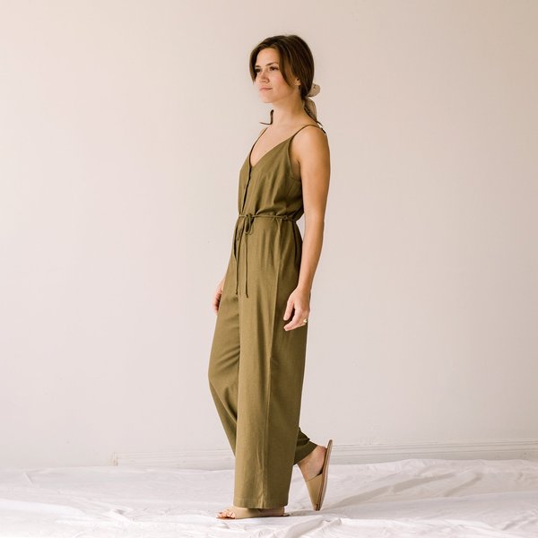 Ozma Cypress Playsuit - Olive Ozma Cypress Playsuit - Olive