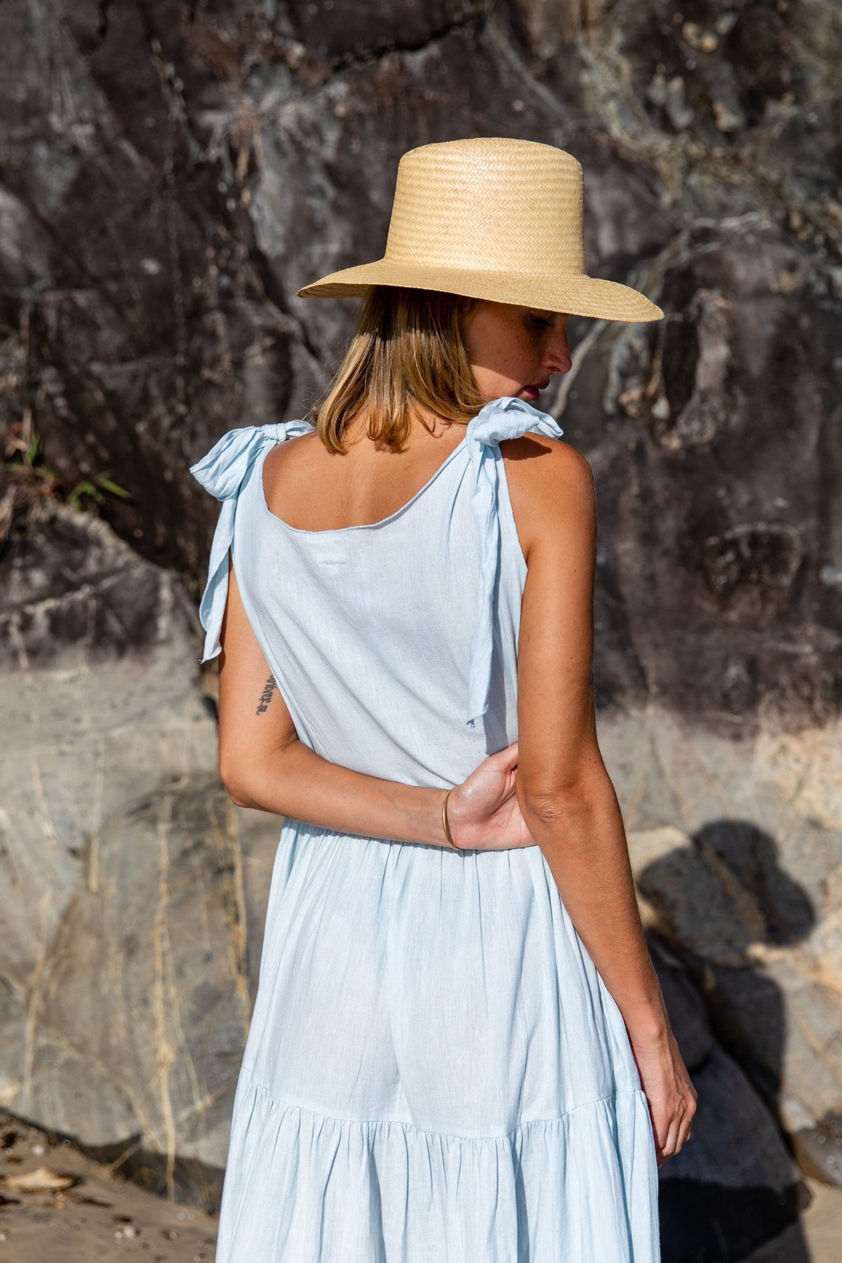 Little Tienda Luana Dress - Sky  - Image 4 of 10