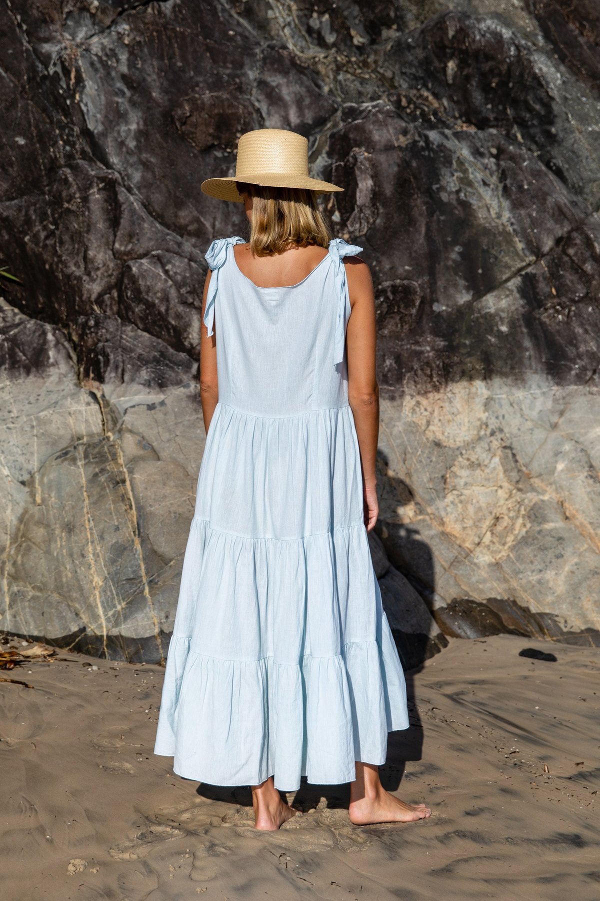 Little Tienda Luana Dress - Sky  - Image 2 of 10