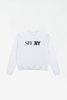 Sporty & Rich SCRNY crewneck - white/navy - Thumbnail 3