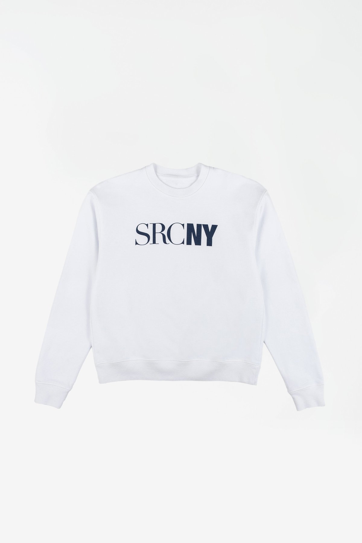 Sporty & Rich SCRNY crewneck - white/navy - Image 3 of 5