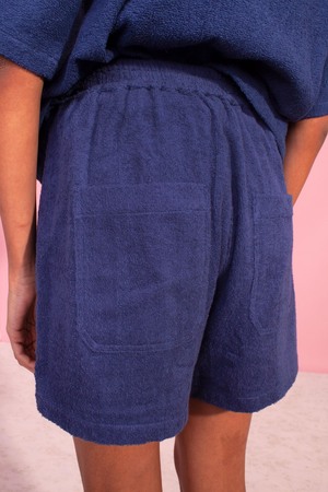 L.F.Markey Basic Towelling Shorts - Navy L.F.Markey Basic Towelling Shorts - Navy