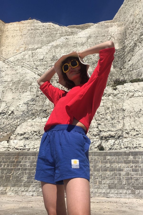L.F. Markey Basic Linen Shorts - Cobalt L.F. Markey Basic Linen Shorts - Cobalt