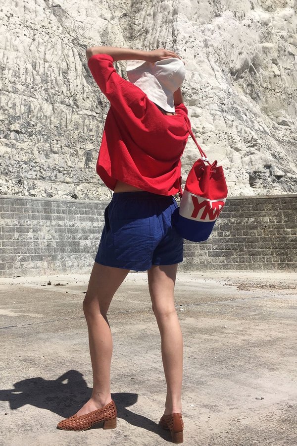 L.F. Markey Basic Linen Shorts - Cobalt L.F. Markey Basic Linen Shorts - Cobalt