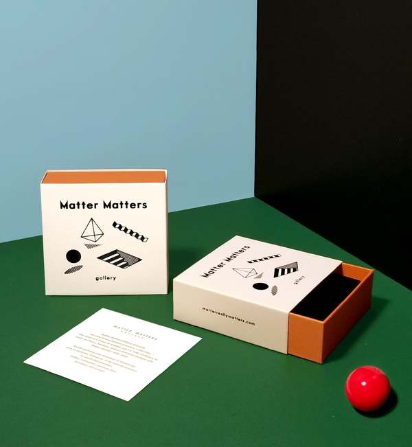 Matter Matters Double Rec Earrings - Snow Green Matter Matters Double Rec Earrings - Snow Green