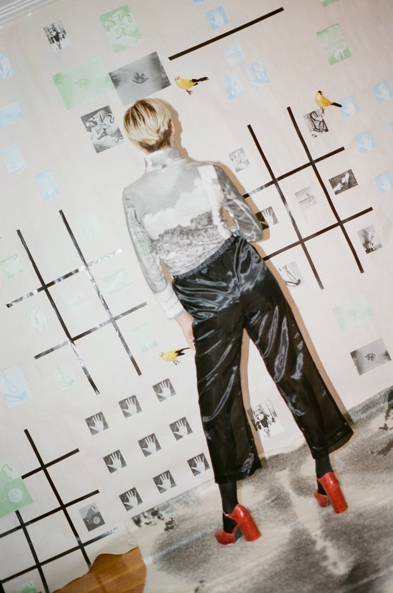 Michons Marigot SHEER ELASTIC WAIST JOGGERS