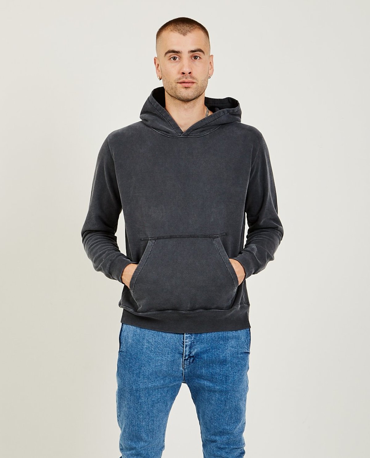 Remi Relief Special Finish Fleece Hoodie - Black | Garmentory