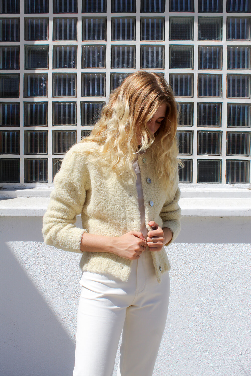 Stanley Cardi - Nougat Stripe