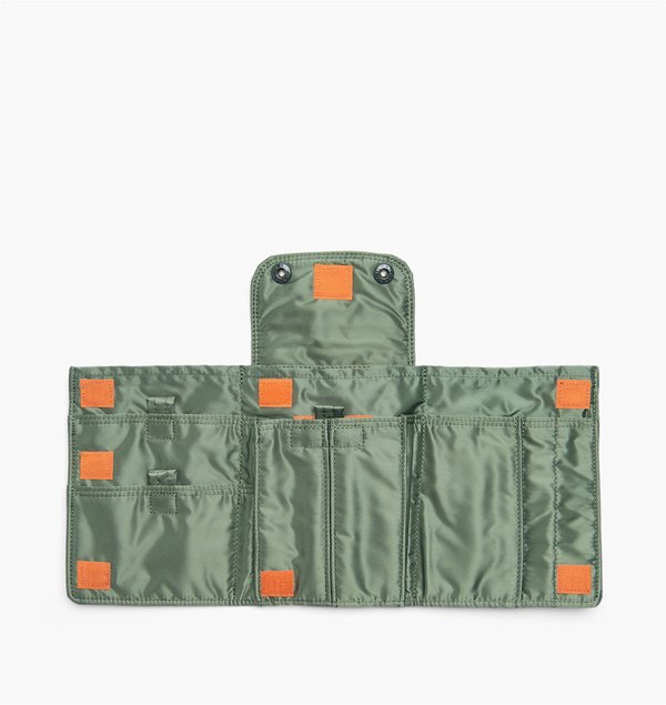Porter Tanker Nylon Travel Case - Sage Porter Tanker Nylon Travel Case - Sage