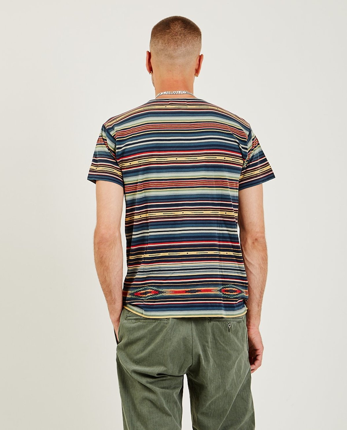 ◆Rest & Recreation◆ STRIPE POCKET TSHIRT KHAKI RR252TP013 Relaxed Original Pocket T-Shirt | Gap Factory