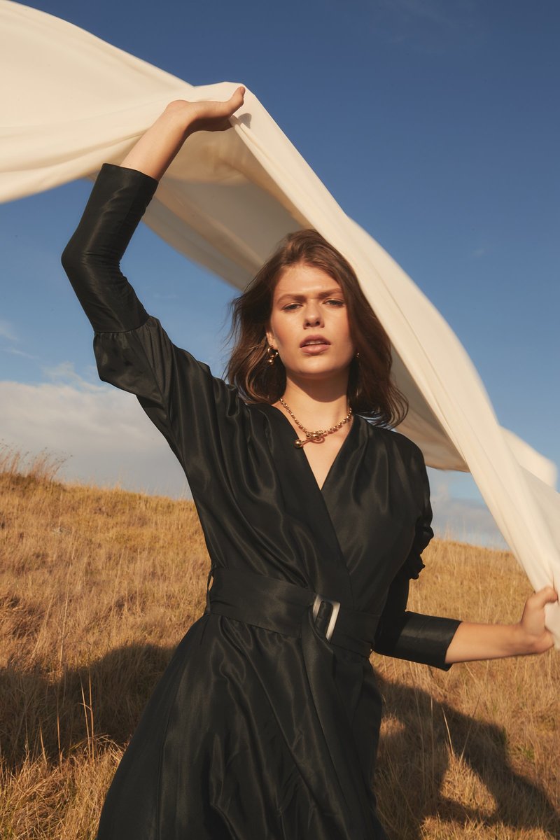 Mina Maggie Dress - Black