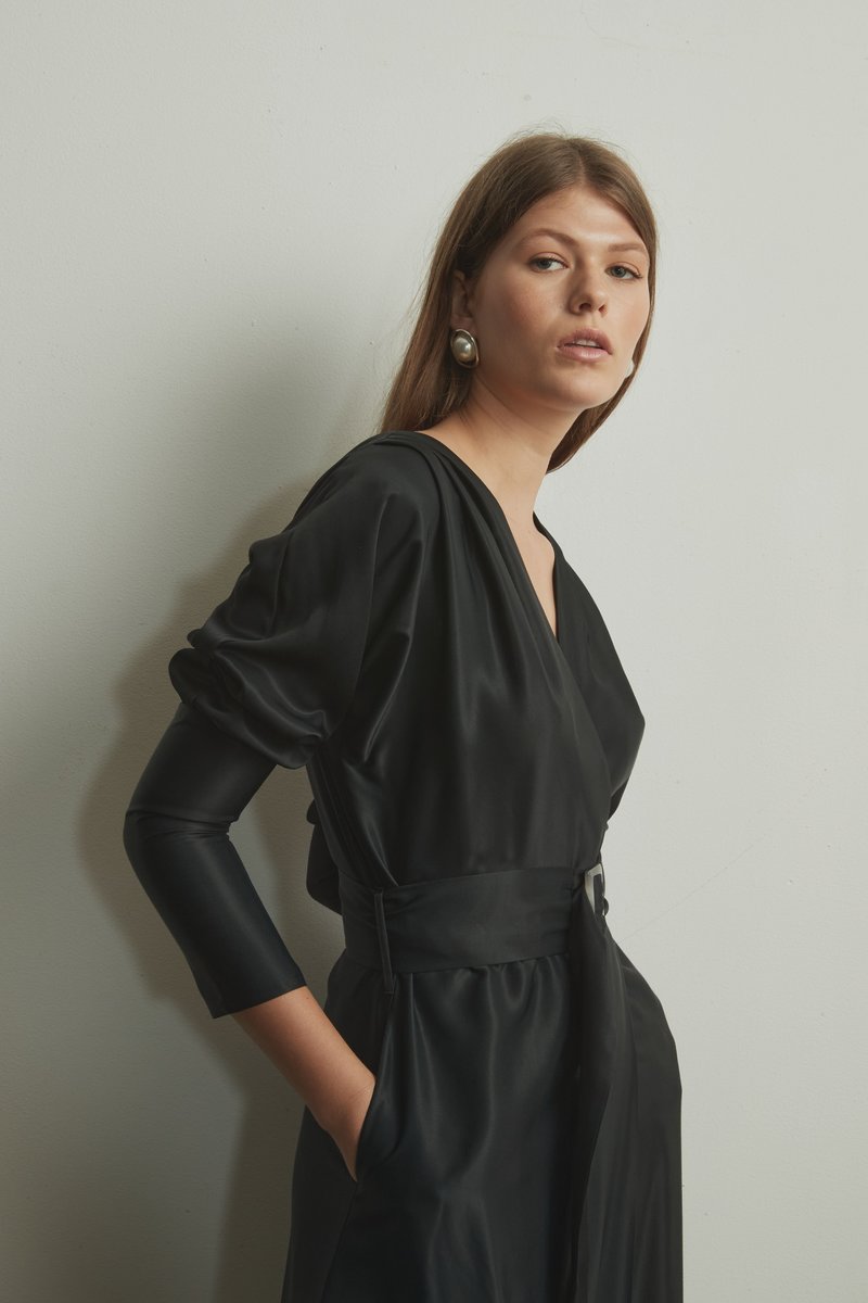 Mina Maggie Dress - Black