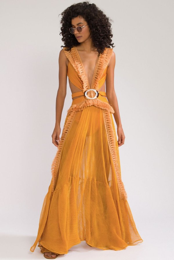 patbo netted fringe beach dress Size:S - EU 36-38 A back zipper ensures shirts:Everyday1Pocket Dream about Blue and