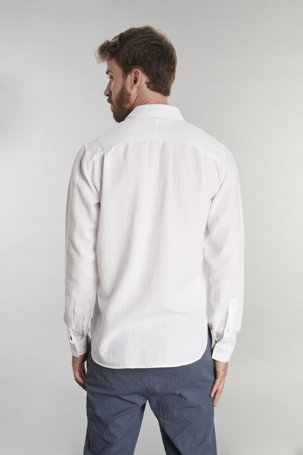 Delikatessen Crepe Cotton Shirt - White Delikatessen Crepe Cotton Shirt - White