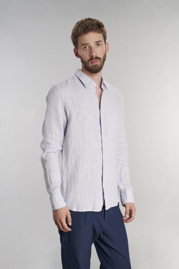 Delikatessen Feel Good Linen Shirt - Light Blue Delikatessen Feel Good Linen Shirt - Light Blue