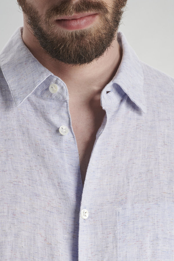 Delikatessen Feel Good Linen Shirt - Light Blue Delikatessen Feel Good Linen Shirt - Light Blue