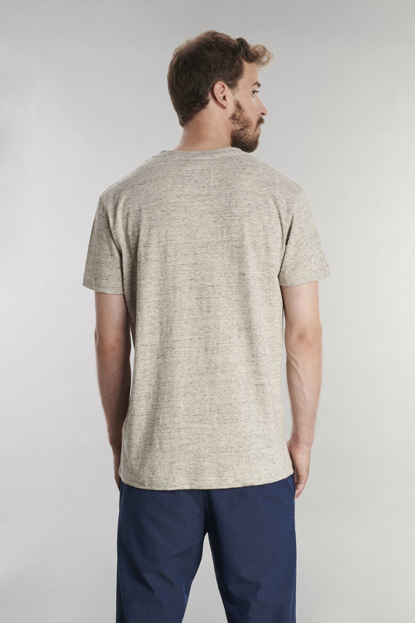 Delikatessen Japanese Cotton T-Shirt - Light Grey Delikatessen Japanese Cotton T-Shirt - Light Grey