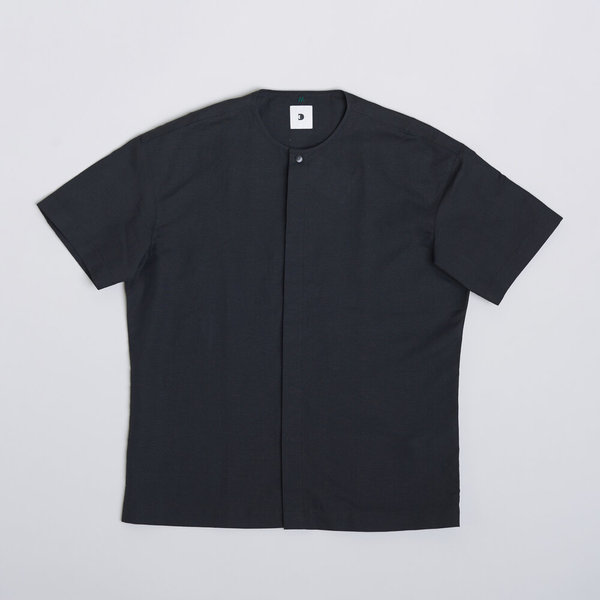 Delikatessen Short Sleeve Cotton/Linen Shirt - Black Delikatessen Short Sleeve Cotton/Linen Shirt - Black