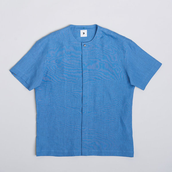Delikatessen Linen Short Sleeve Shirt - Indigo Delikatessen Linen Short Sleeve Shirt - Indigo