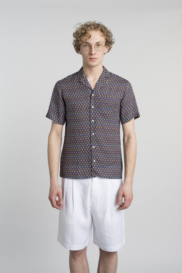Delikatessen Finest Italian Linen Short Sleeve Shirt Delikatessen Finest Italian Linen Short Sleeve Shirt