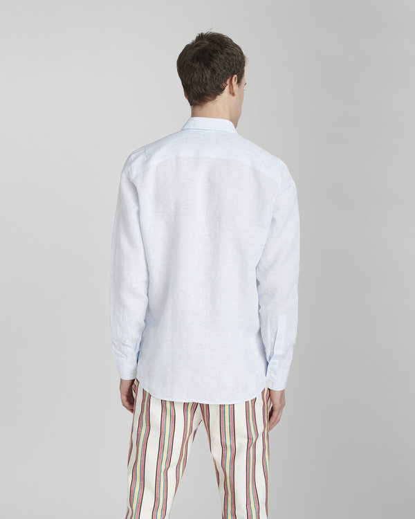 Delikatessen Feel Good Linen Shirt - Pastel Blue Delikatessen Feel Good Linen Shirt - Pastel Blue
