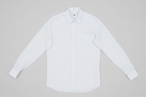 Delikatessen Feel Good Linen Shirt - Pastel Blue Delikatessen Feel Good Linen Shirt - Pastel Blue