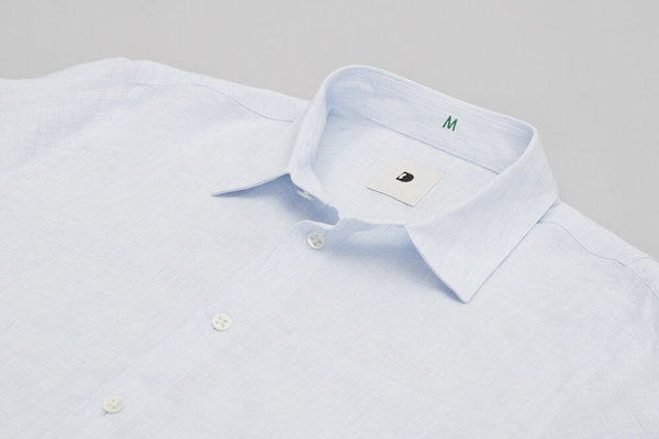 Delikatessen Feel Good Linen Shirt - Pastel Blue Delikatessen Feel Good Linen Shirt - Pastel Blue