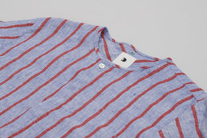 Delikatessen Italian Linen Long Sleeve Shirt - Stripe Delikatessen Italian Linen Long Sleeve Shirt - Stripe