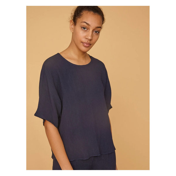 Raquel Allegra Oversized Shirt - Navy Raquel Allegra Oversized Shirt - Navy