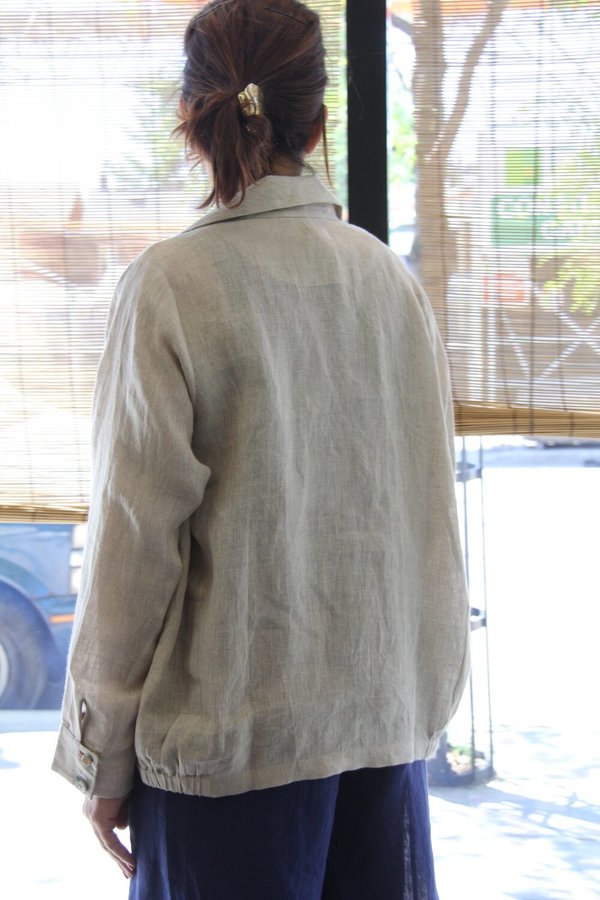 EKA Linen Columbine Jacket - Natural EKA Linen Columbine Jacket - Natural