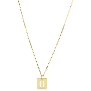 Primary New York Paris Initial Necklace - 14K Gold Primary New York Paris Initial Necklace - 14K Gold