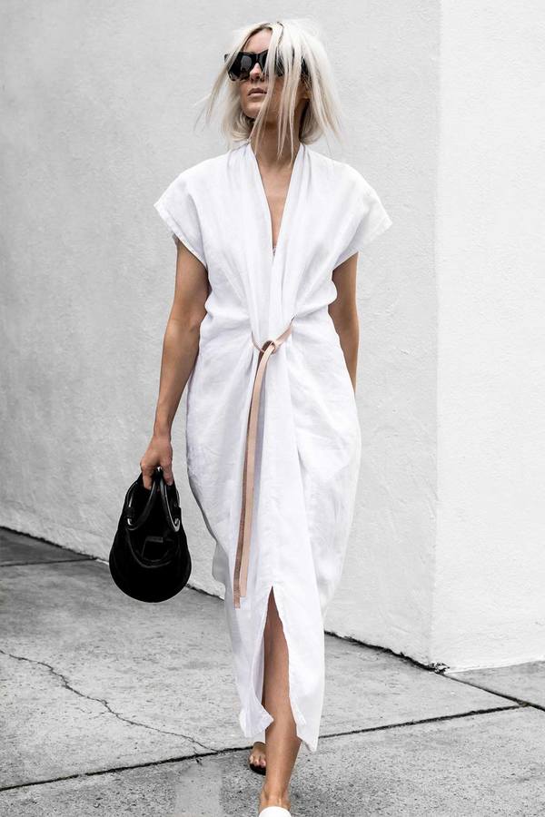 Knot Dress White | Garmentory