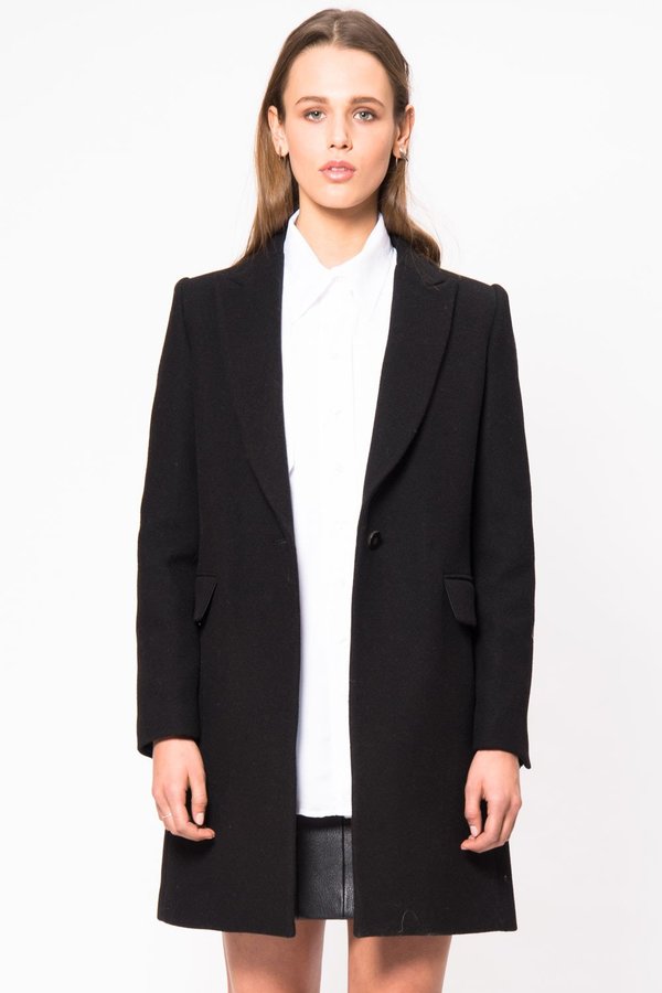 LOOKAST Mercer Wool Coat - Black LOOKAST Mercer Wool Coat - Black