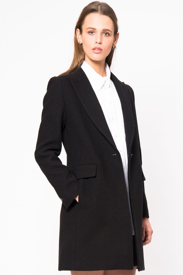 LOOKAST Mercer Wool Coat - Black LOOKAST Mercer Wool Coat - Black