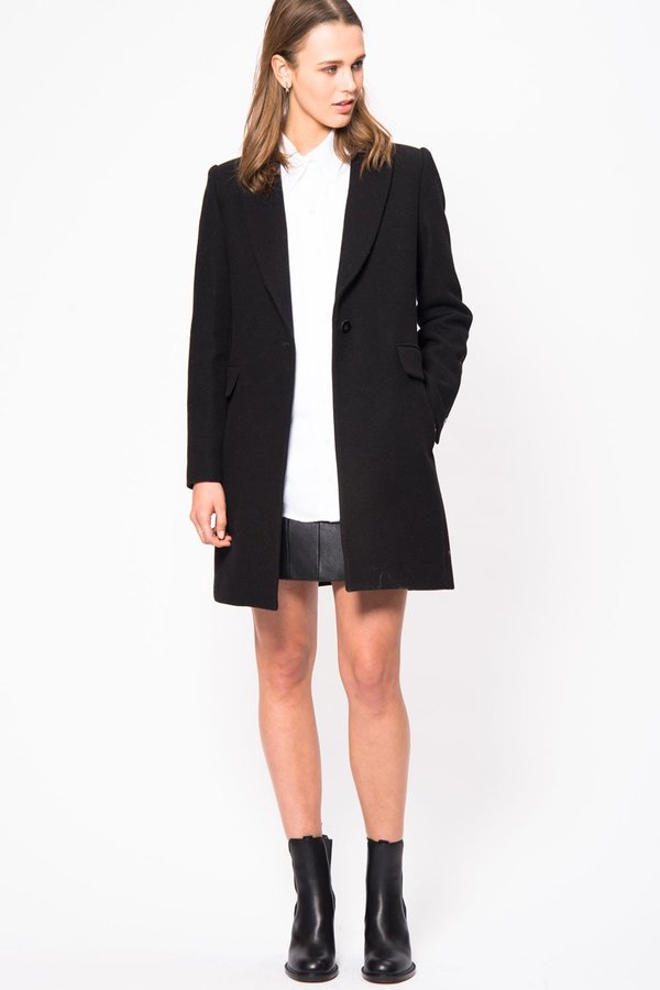 LOOKAST Mercer Wool Coat - Black LOOKAST Mercer Wool Coat - Black