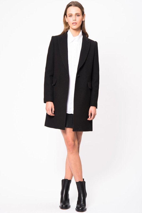 LOOKAST Mercer Wool Coat - Black LOOKAST Mercer Wool Coat - Black