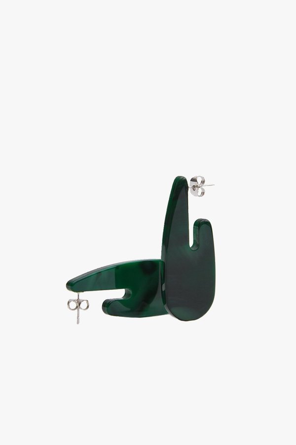 Rachel Comey Pima Earrings - Malachite Rachel Comey Pima Earrings - Malachite
