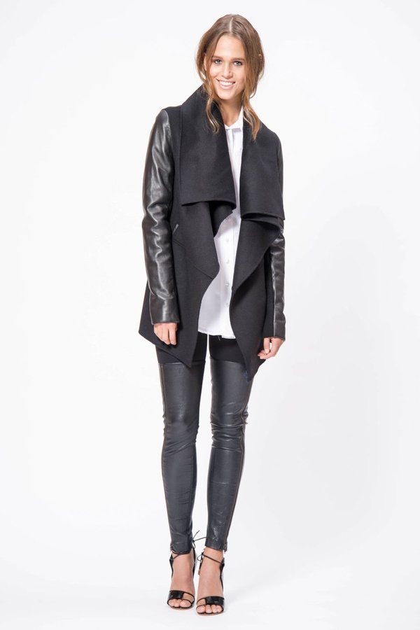 PRIMARY Thigh High Leather Legging - Black PRIMARY Thigh High Leather Legging - Black