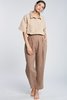 FILOSOFIA Ella Linen Pants -  Wheat - Thumbnail 1
