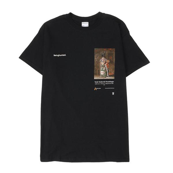 BEINGHUNTED. Vereshchagin 02 Lama on a Holiday T-shirt - Black BEINGHUNTED. Vereshchagin 02 Lama on a Holiday T-shirt - Black