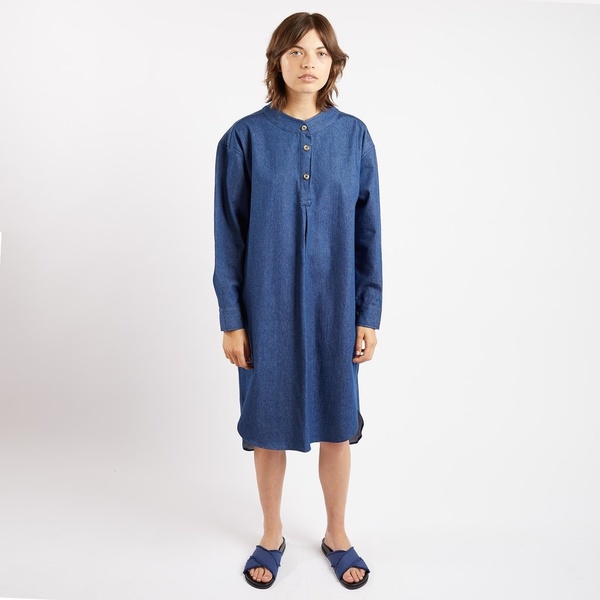 Kate Sheridan Ltd Relaxed Denim Slumber Shirt Dress Kate Sheridan Ltd Relaxed Denim Slumber Shirt Dress