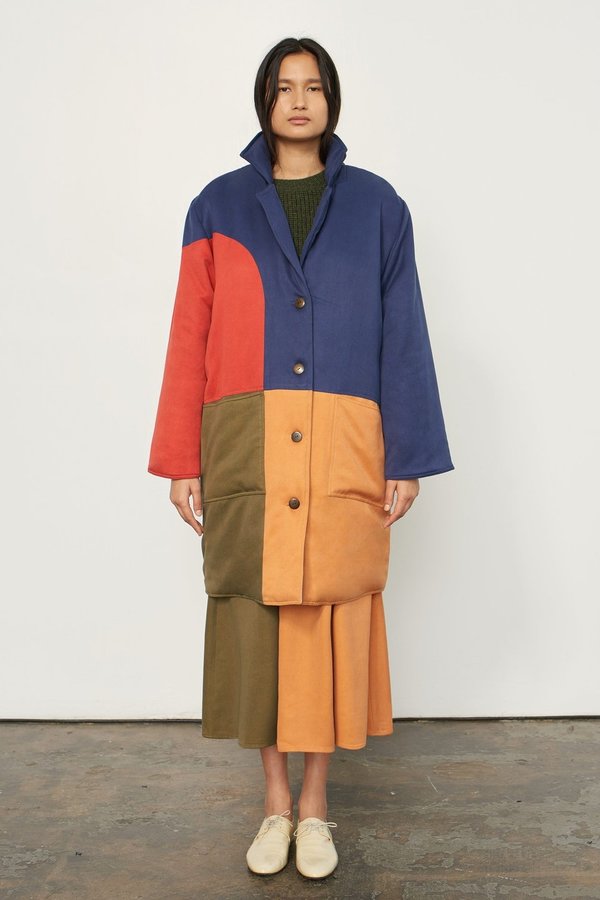 Mara Hoffman Mabel Coat - Multi/Colorblock Mara Hoffman Mabel Coat - Multi/Colorblock